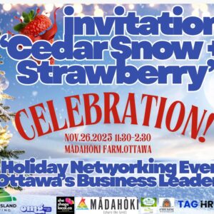 Cedar, Snow & Strawberry - Holiday Gathering